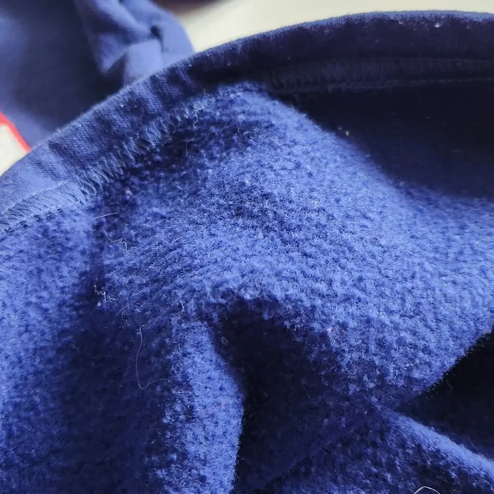 Vintage 90s Paddington Bear Girls Sweatshirt Dress Winter Sledding Blue Size 3T - Picture 7 of 9